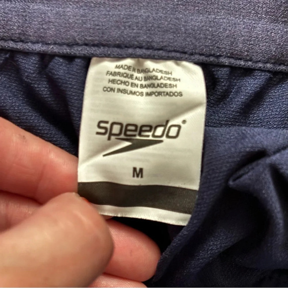 🛍️3/$30 Speedo men’s  lined aqua coloured swim shorts in size medium - Picture 8 of 15